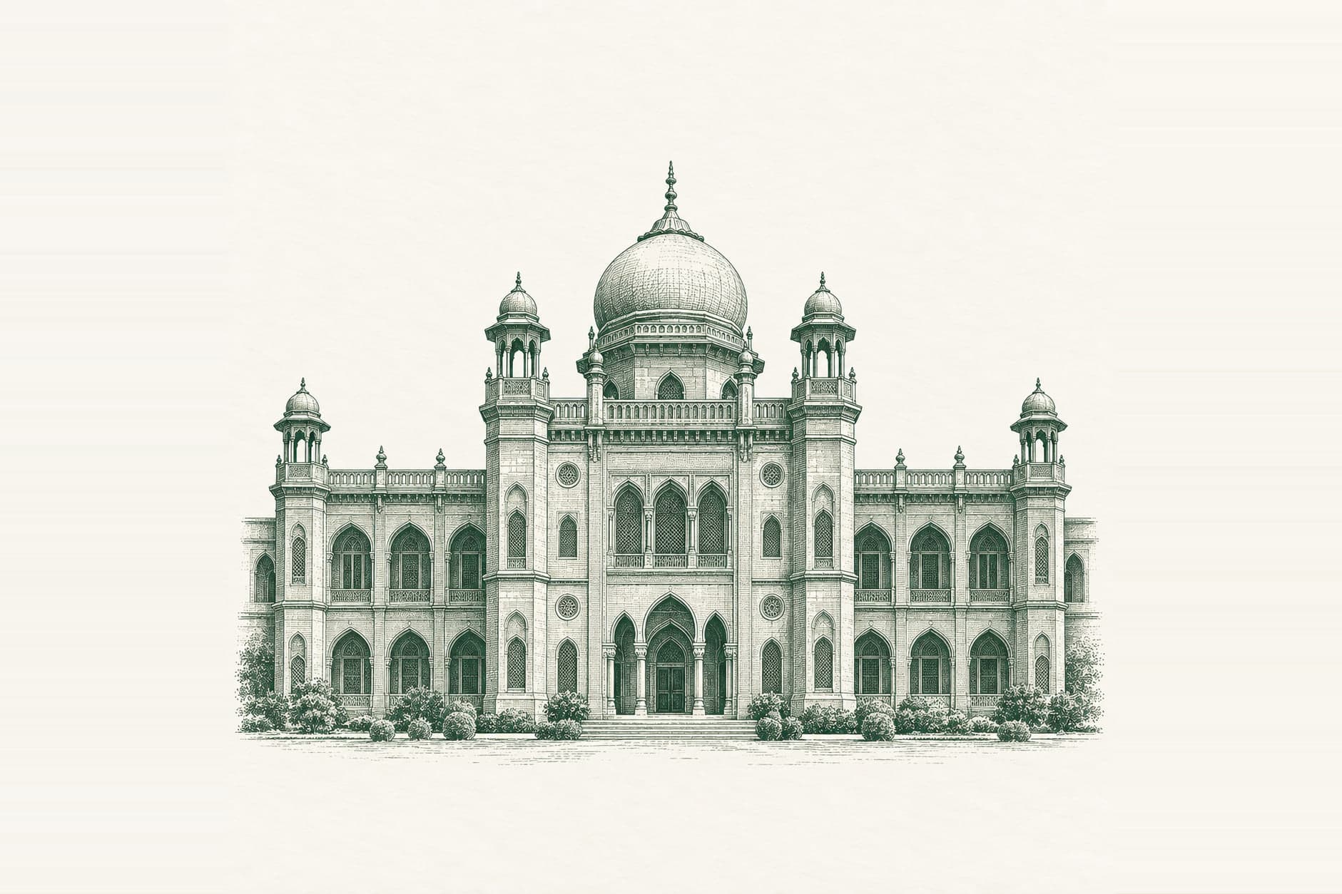 Illustration: Maulana Azad Library, Aligarh Muslim University.