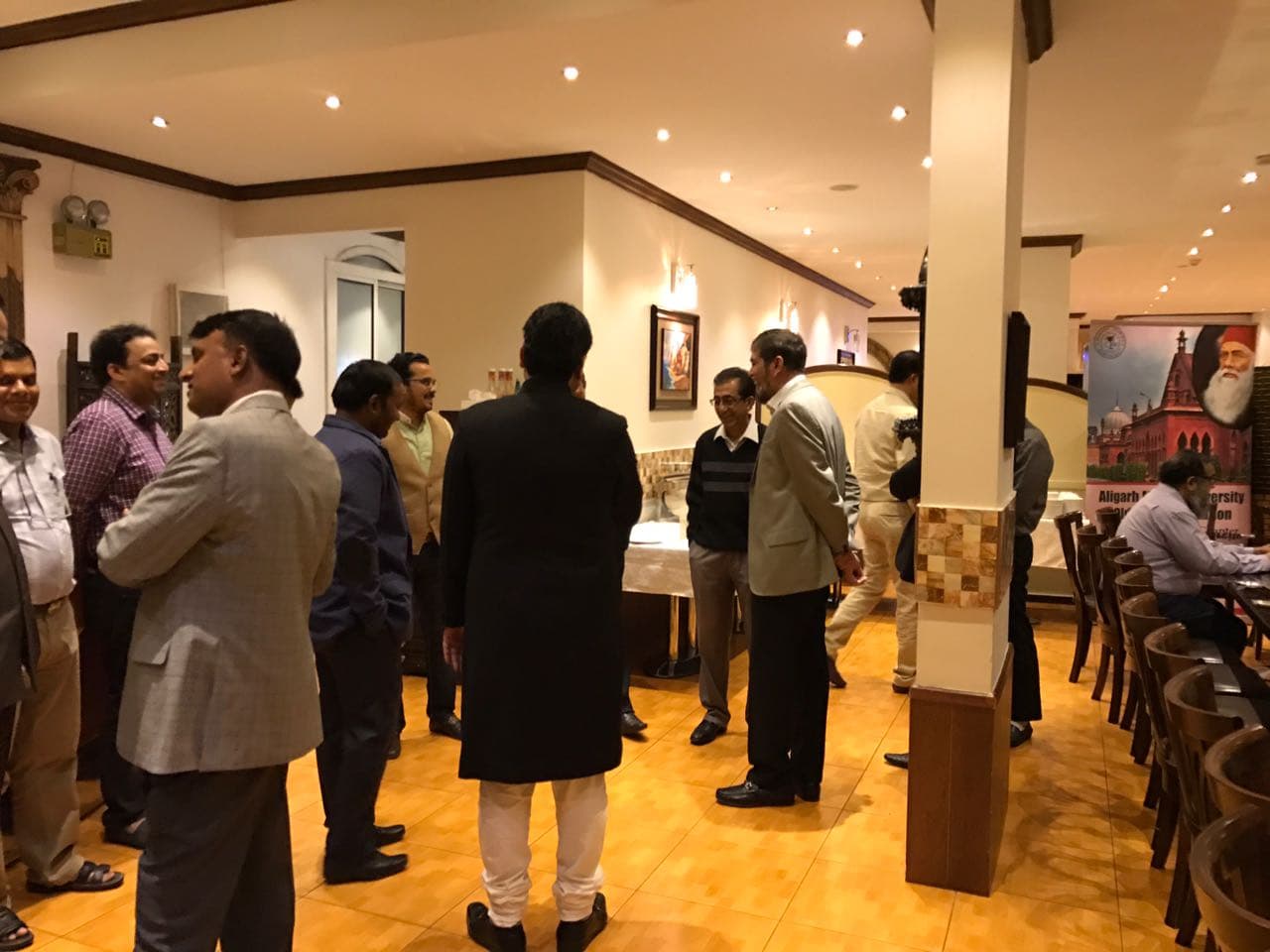 Visit of Dr. Rahat Abrar and Dr. Shaikh Mastan, Jeddah. Photograph 2 of 31.