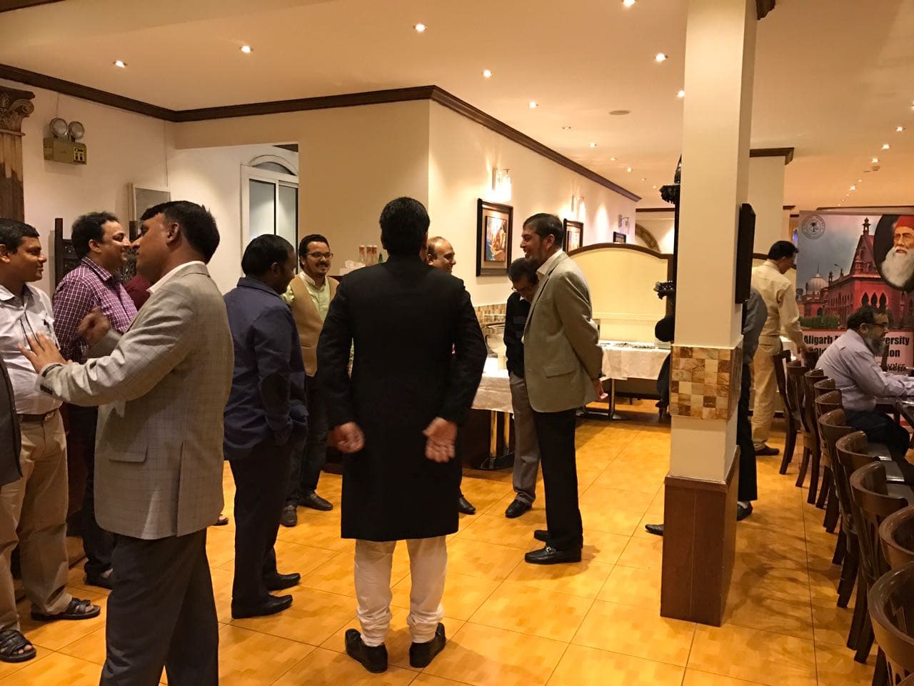 Visit of Dr. Rahat Abrar and Dr. Shaikh Mastan, Jeddah. Photograph 3 of 31.