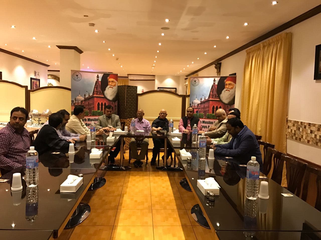 Visit of Dr. Rahat Abrar and Dr. Shaikh Mastan, Jeddah. Photograph 4 of 31.