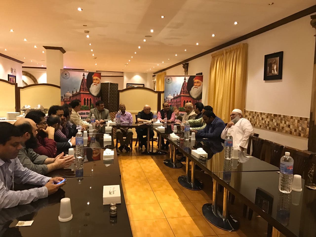 Visit of Dr. Rahat Abrar and Dr. Shaikh Mastan, Jeddah. Photograph 5 of 31.