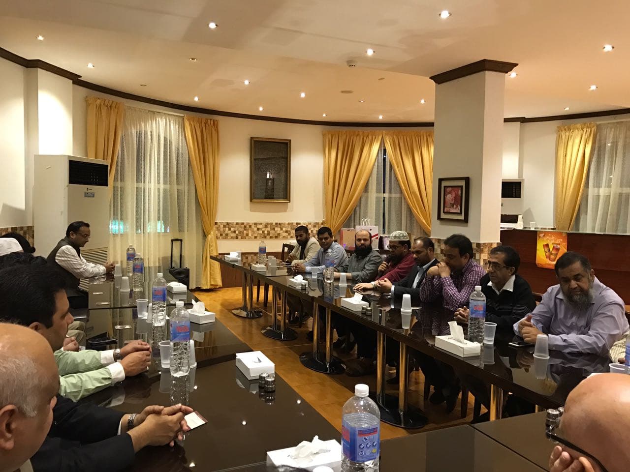 Visit of Dr. Rahat Abrar and Dr. Shaikh Mastan, Jeddah. Photograph 7 of 31.