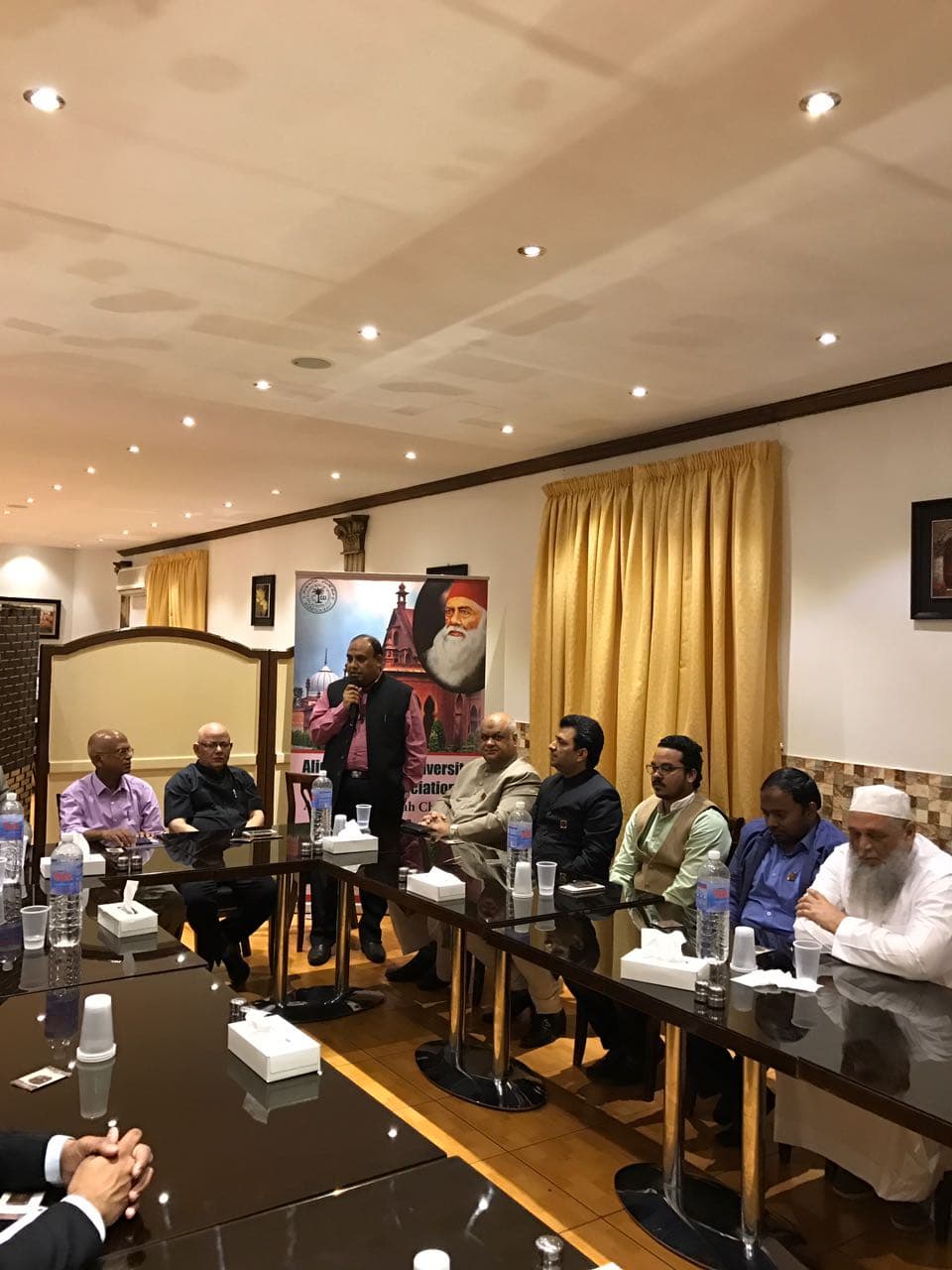 Visit of Dr. Rahat Abrar and Dr. Shaikh Mastan, Jeddah. Photograph 9 of 31.