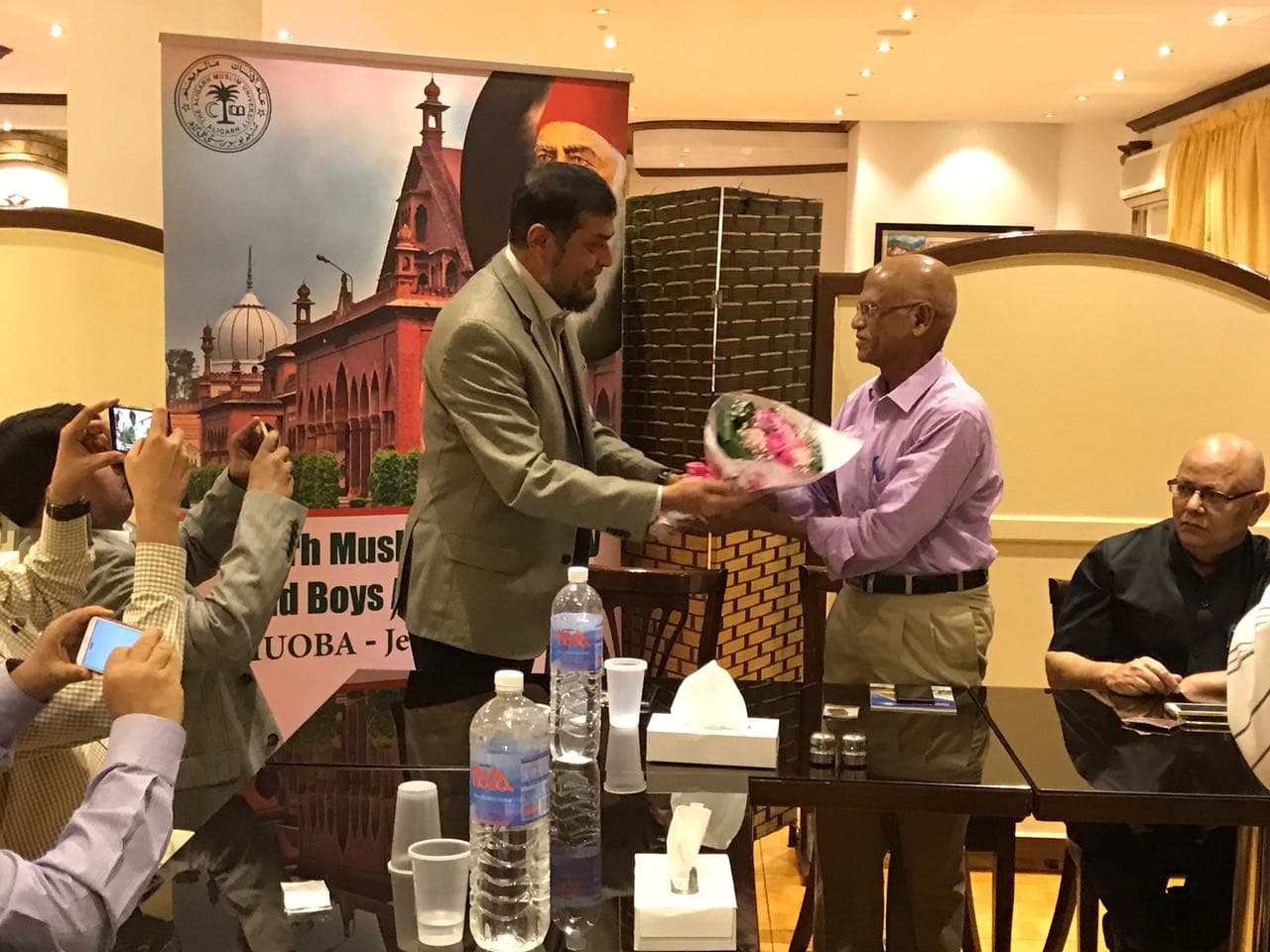 Visit of Dr. Rahat Abrar and Dr. Shaikh Mastan, Jeddah. Photograph 10 of 31.