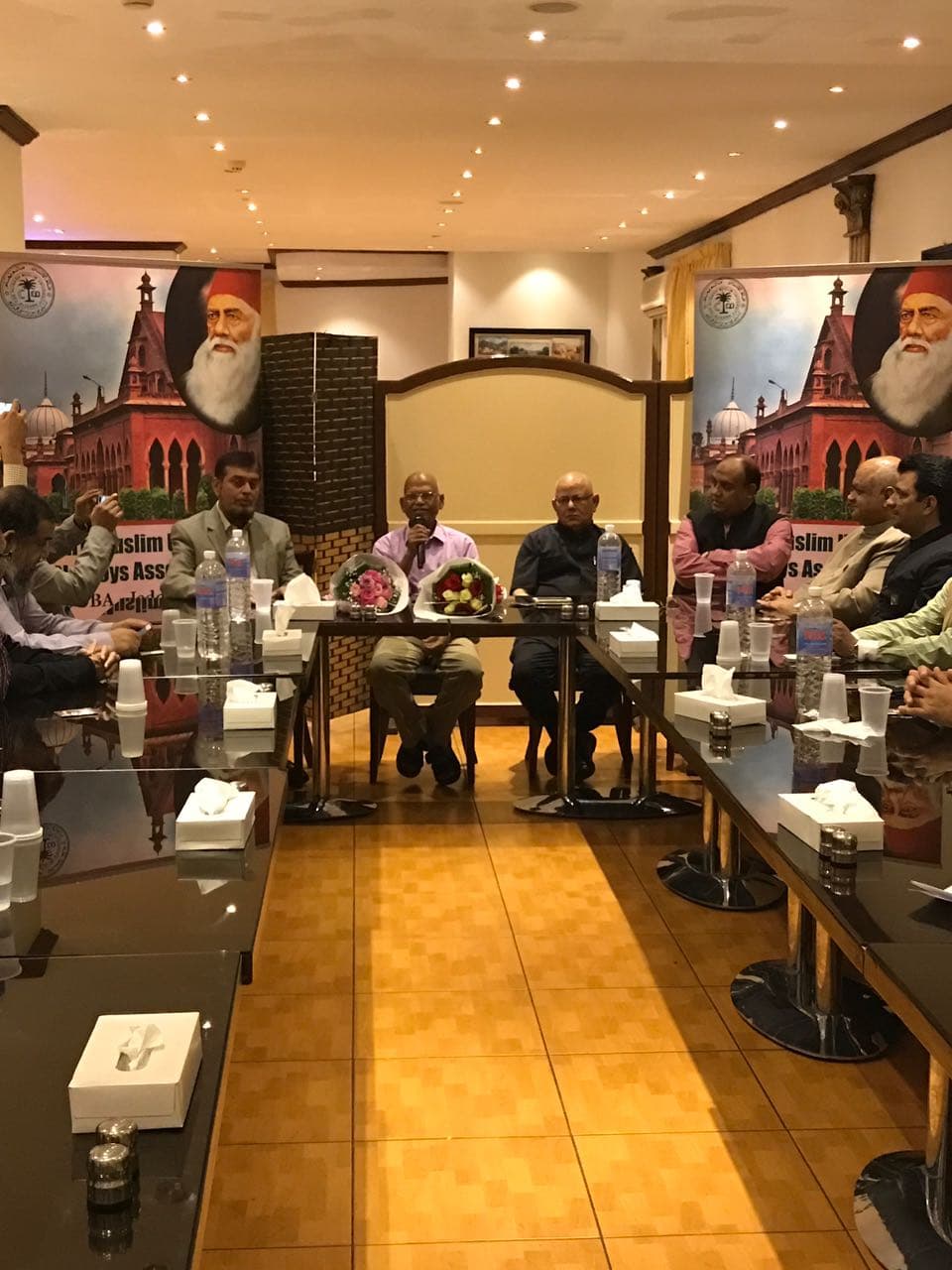 Visit of Dr. Rahat Abrar and Dr. Shaikh Mastan, Jeddah. Photograph 13 of 31.