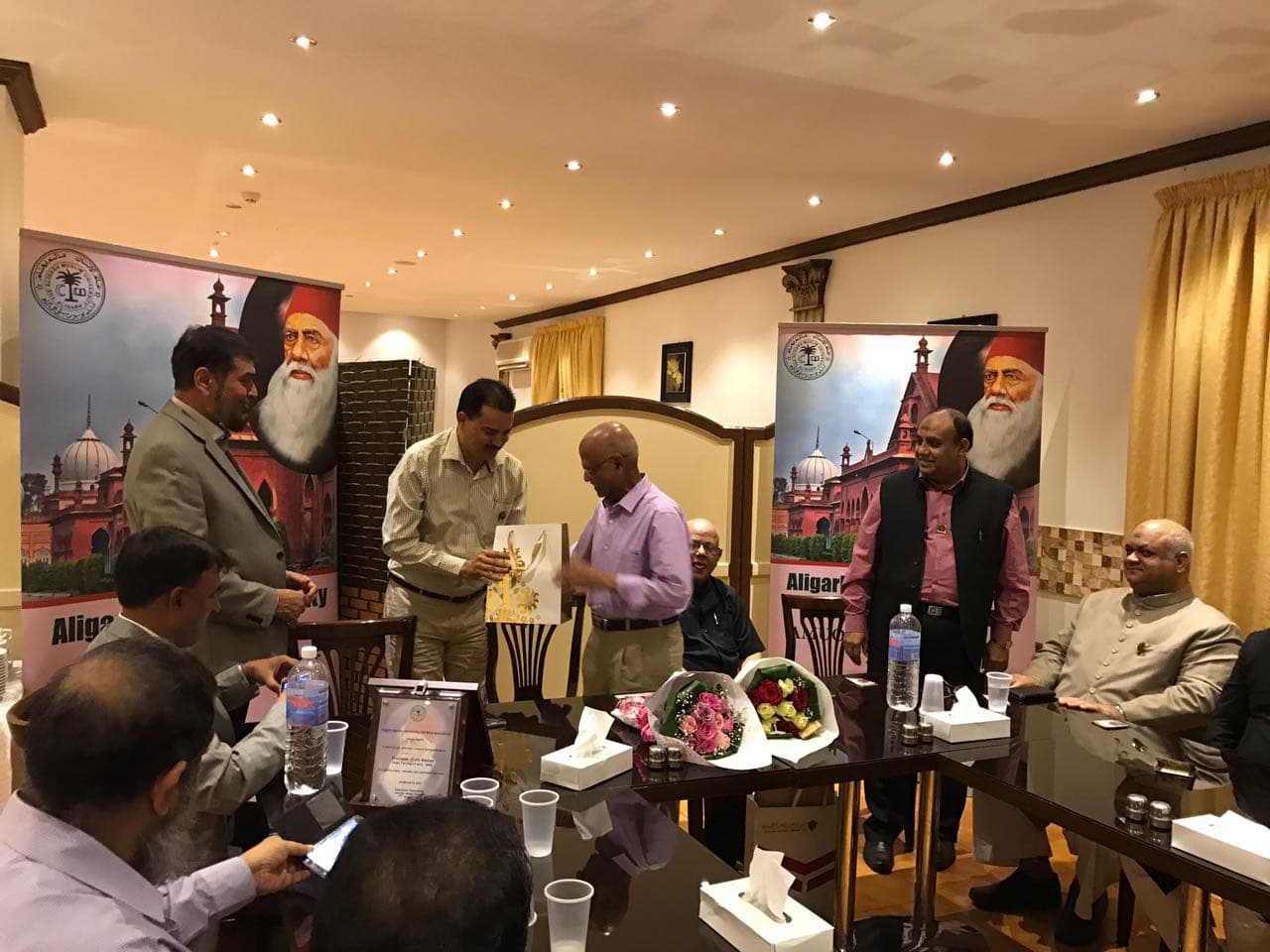 Visit of Dr. Rahat Abrar and Dr. Shaikh Mastan, Jeddah. Photograph 16 of 31.