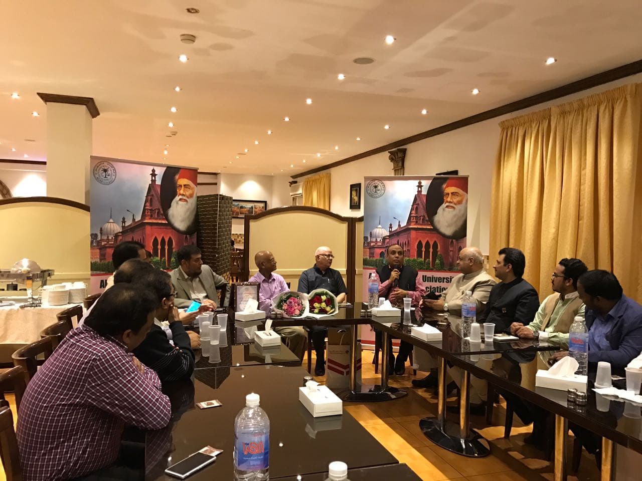 Visit of Dr. Rahat Abrar and Dr. Shaikh Mastan, Jeddah. Photograph 18 of 31.