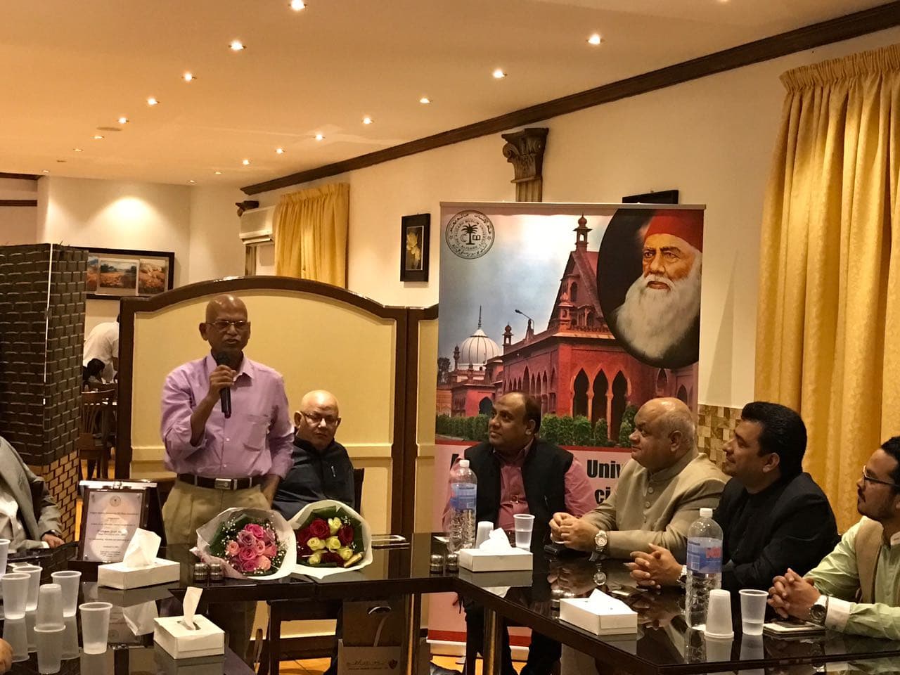 Visit of Dr. Rahat Abrar and Dr. Shaikh Mastan, Jeddah. Photograph 19 of 31.
