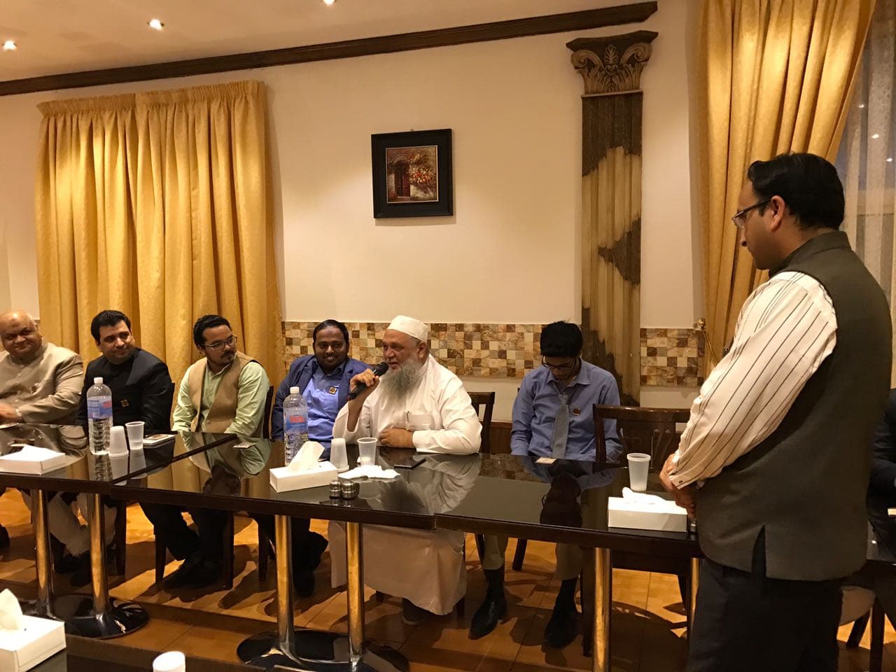 Visit of Dr. Rahat Abrar and Dr. Shaikh Mastan, Jeddah. Photograph 20 of 31.