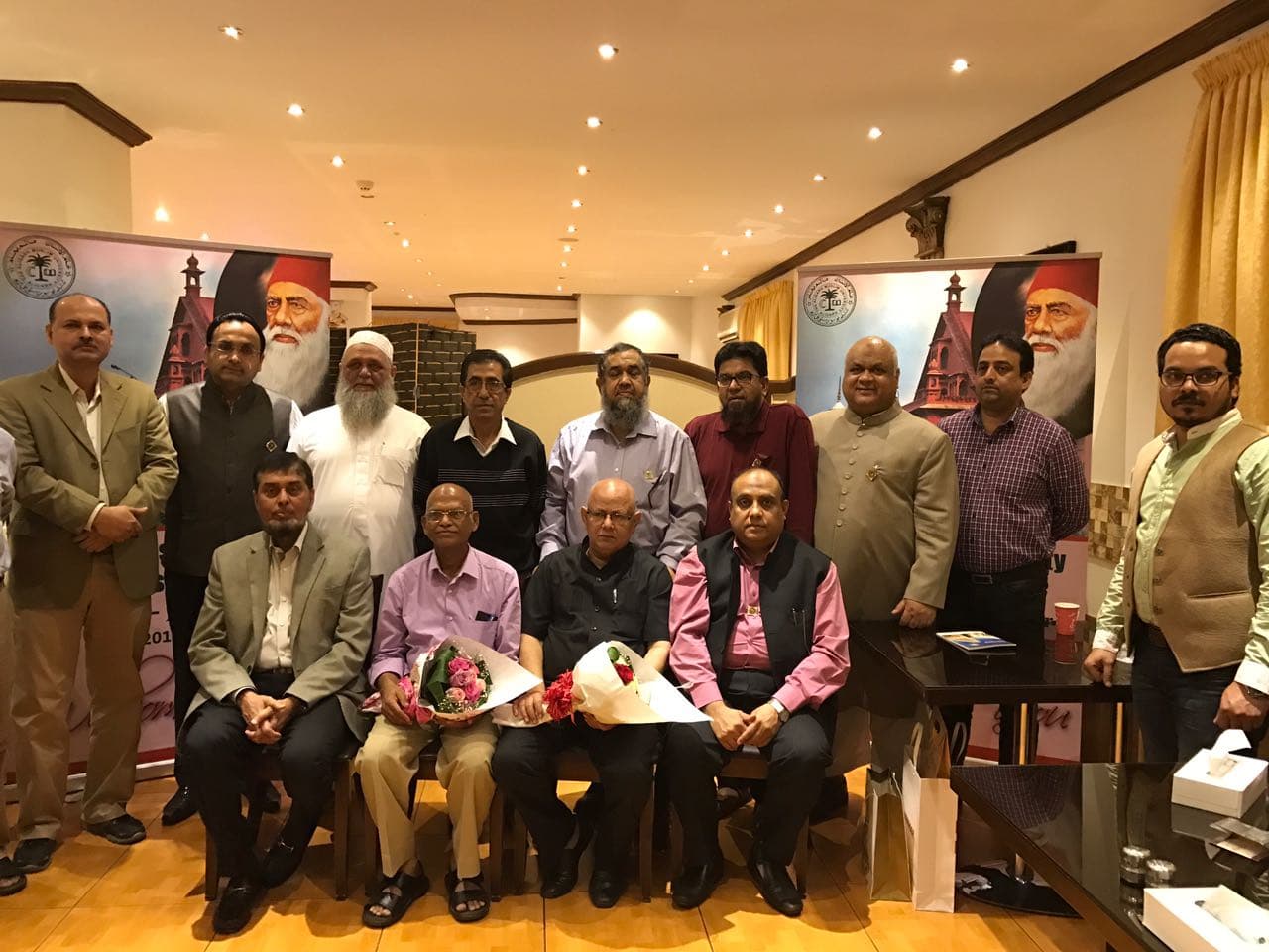 Visit of Dr. Rahat Abrar and Dr. Shaikh Mastan, Jeddah. Photograph 22 of 31.
