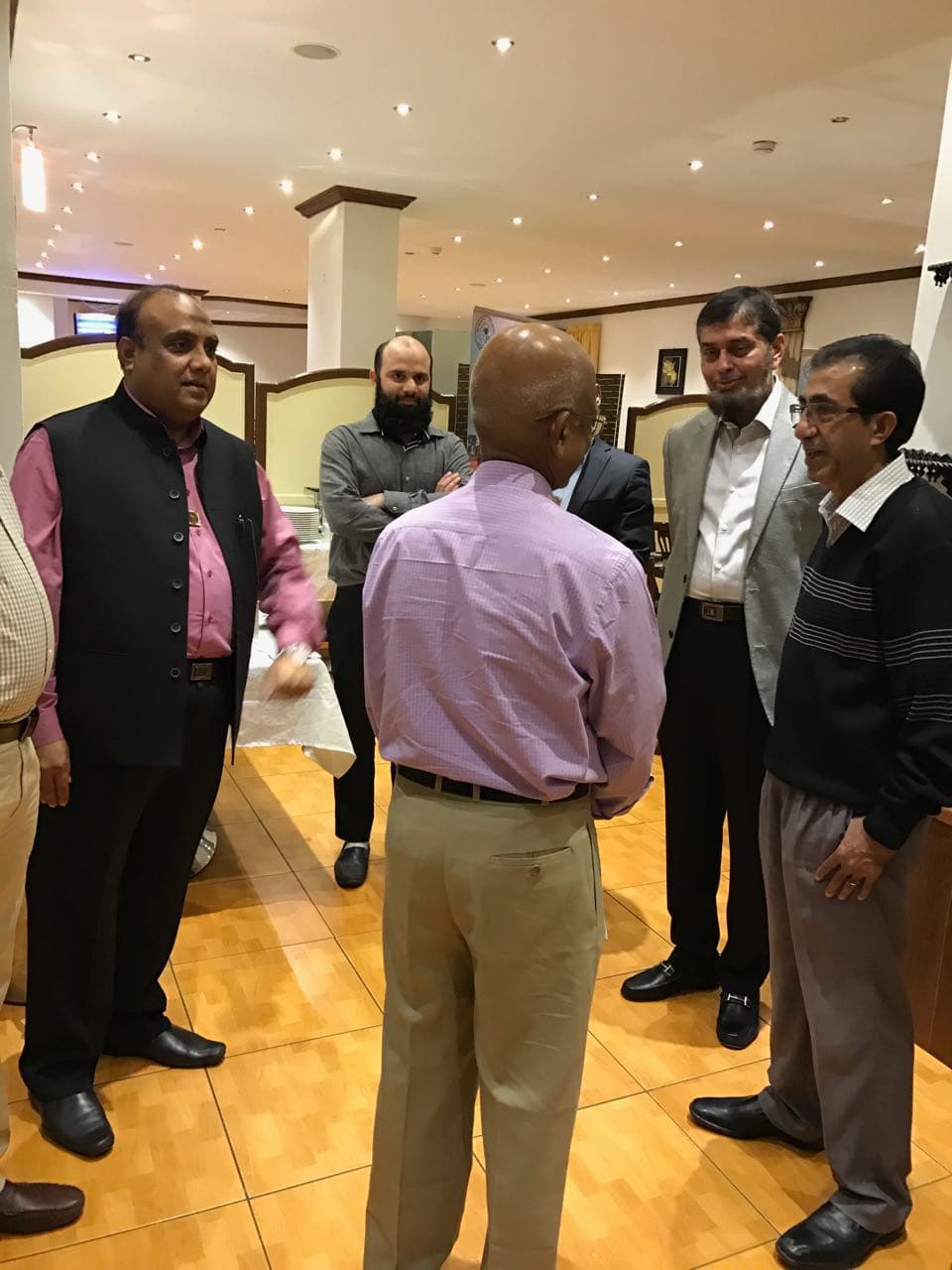 Visit of Dr. Rahat Abrar and Dr. Shaikh Mastan, Jeddah. Photograph 26 of 31.