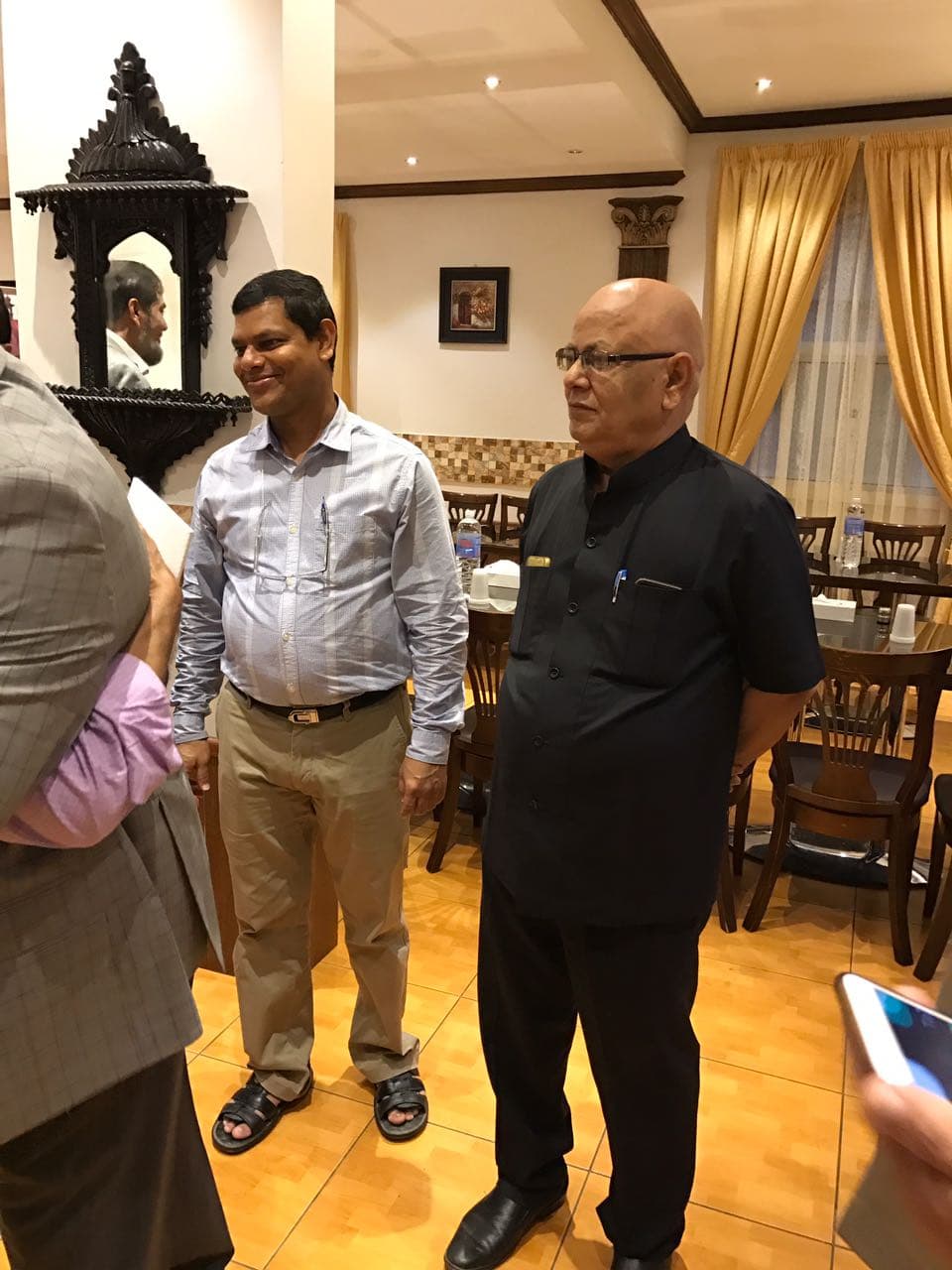 Visit of Dr. Rahat Abrar and Dr. Shaikh Mastan, Jeddah. Photograph 29 of 31.
