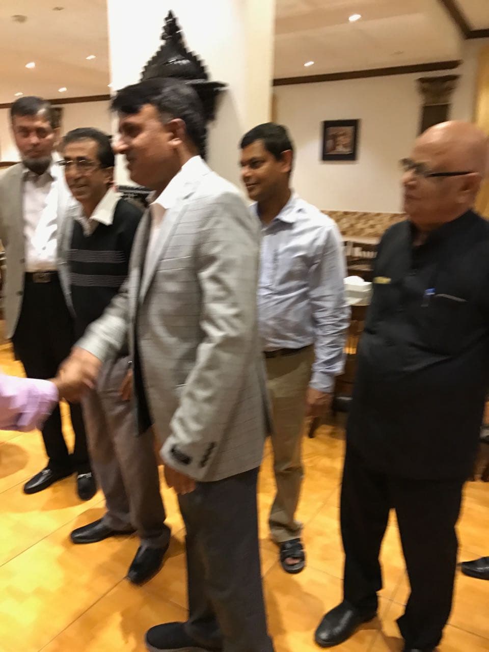 Visit of Dr. Rahat Abrar and Dr. Shaikh Mastan, Jeddah. Photograph 31 of 31.
